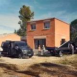 Renault Trucks Master Van and Chassis on a construction site